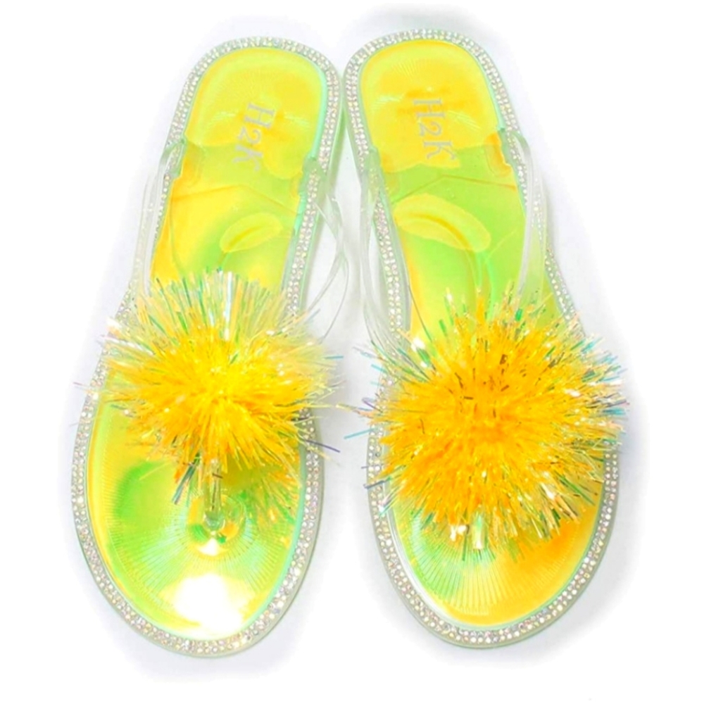 🦋pompom sandals